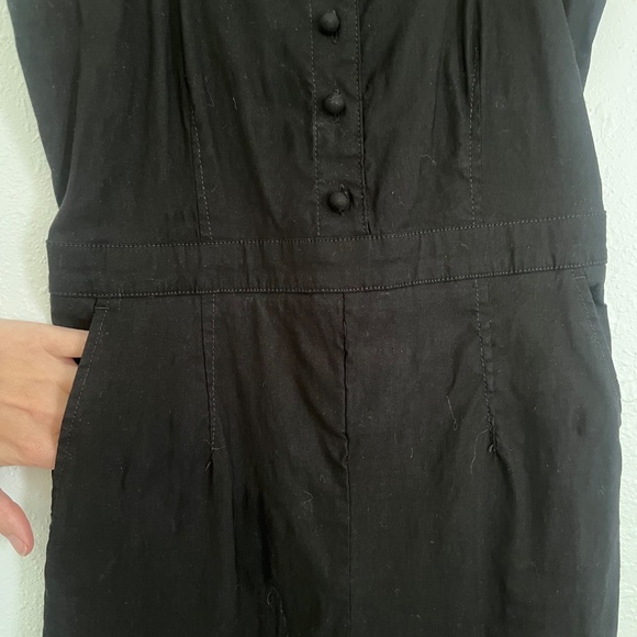 Maeve black jumpsuit size 4 - Picture 6 of 8